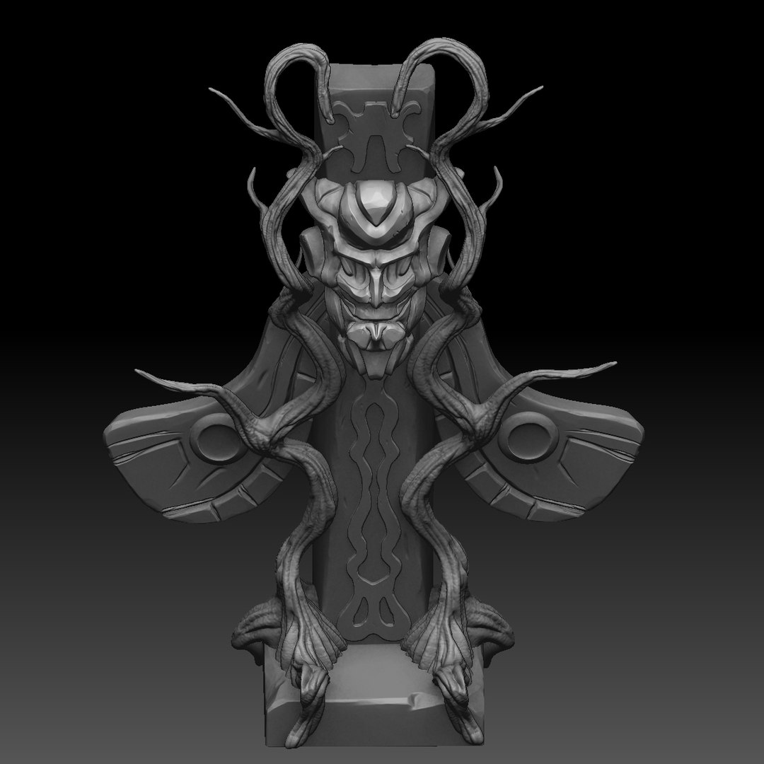 Fantasy totem 3D model - TurboSquid 1287501