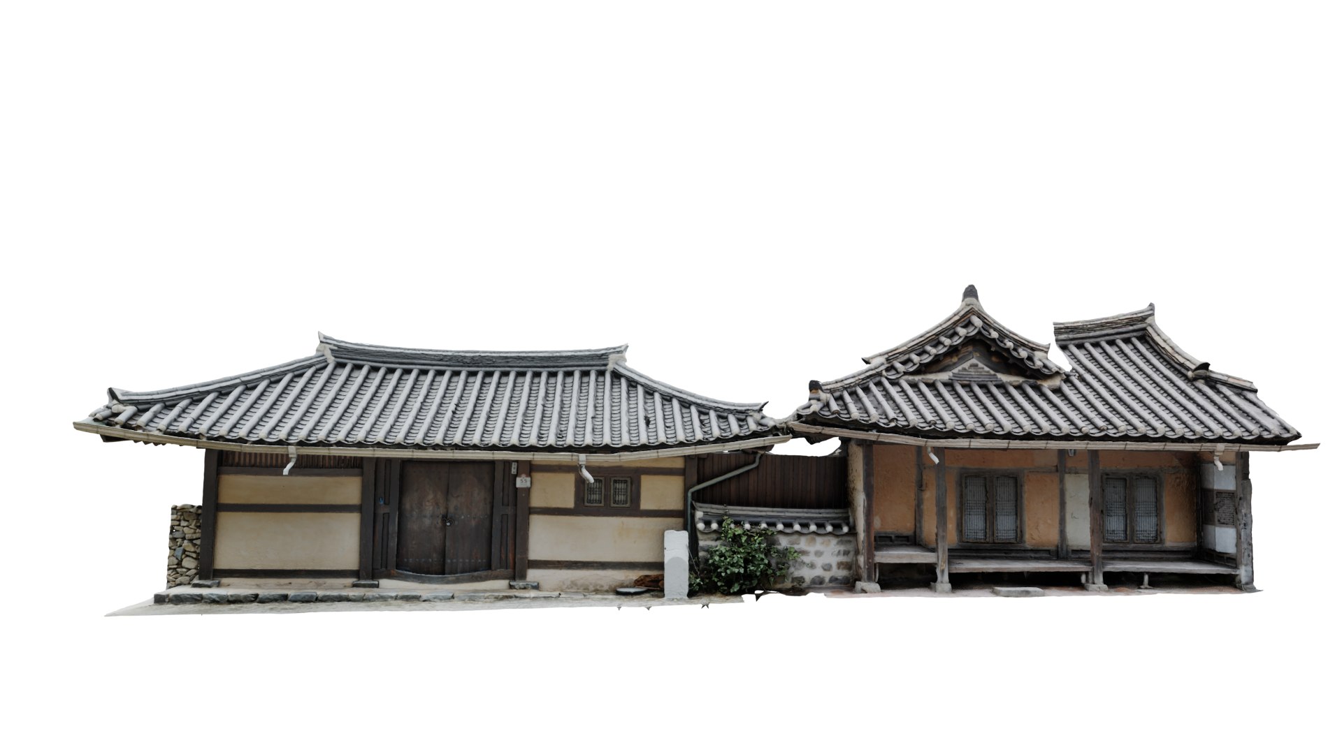 Korean Traditional House Hanok D Model Turbosquid