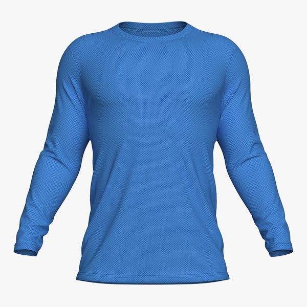 Men casual stylish mesh T-shirt 3D model