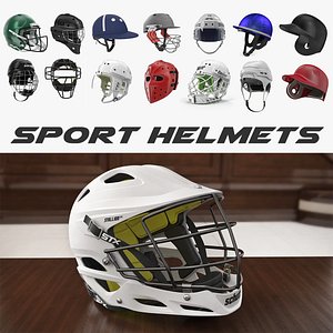 sport helmets 3 model
