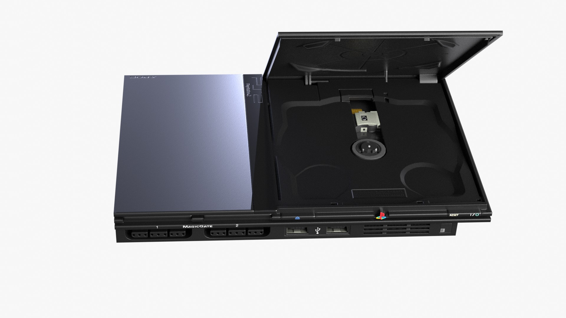Sony PlayStation 2 Slim 3D model - TurboSquid 2068127