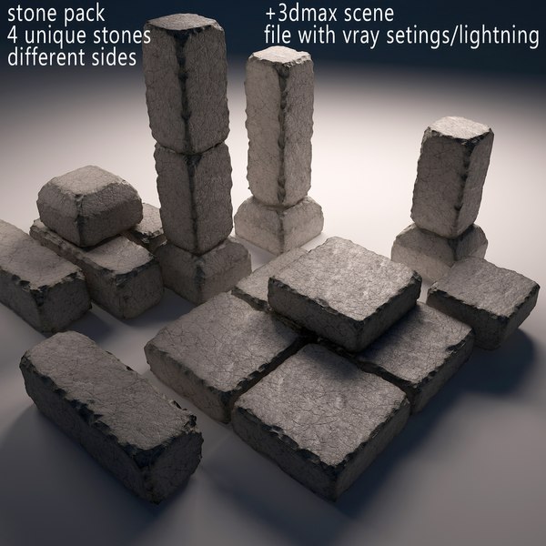 3d stone model