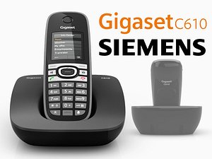 3d 3ds siemens gigaset c610