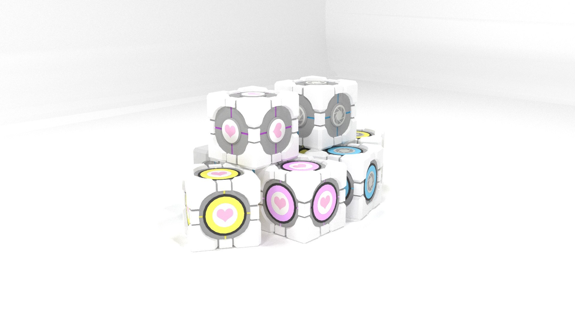 3D Portal Cubes https://p.turbosquid.com/ts-thumb/tg/F1wGCK/93/companioncube2/jpg/1676719583/1920x1080/fit_q87/479c11ad404509cd819d0640c6f774f1a2cac68d/companioncube2.jpg