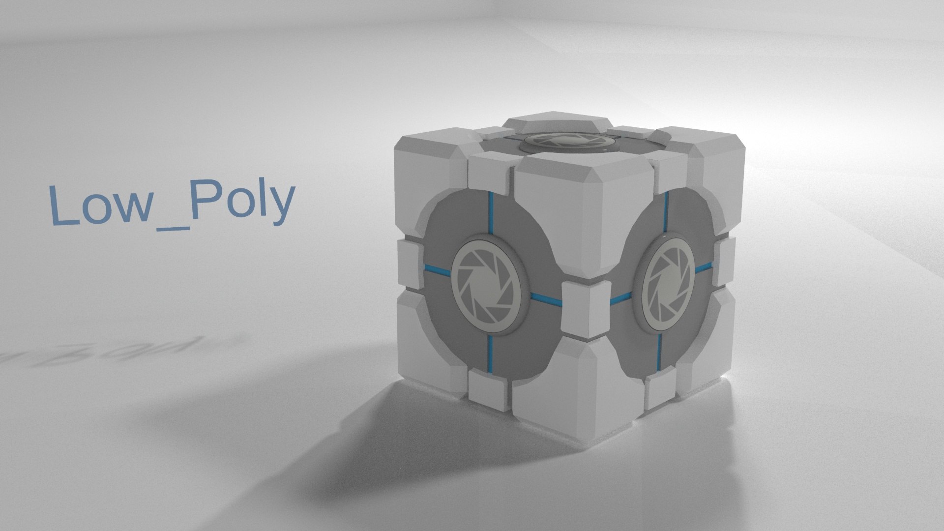 Portal Weighted Storage & Companion Cube by 3D Gloop!, Download free STL  model