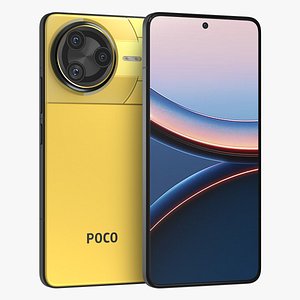 Xiaomi POCO F7 Ultra Yellow 3D model