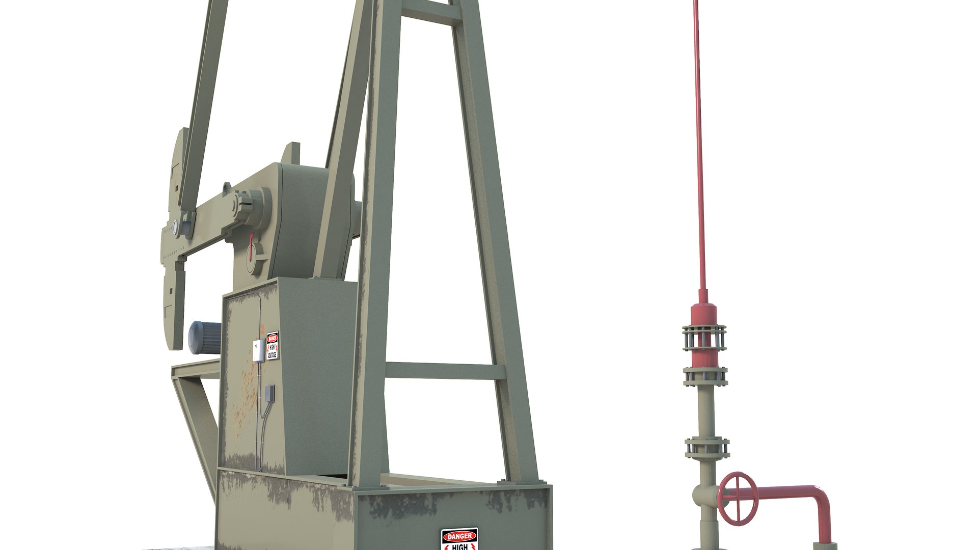 Oil rig platform pump 3D model - TurboSquid 1706413