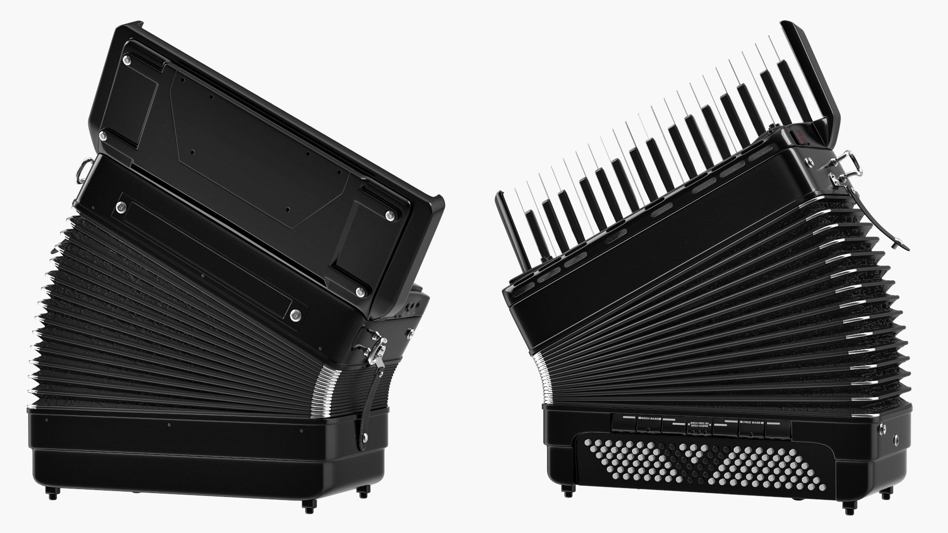 3D Accordion Electronic Musical Instrument TurboSquid 2062979