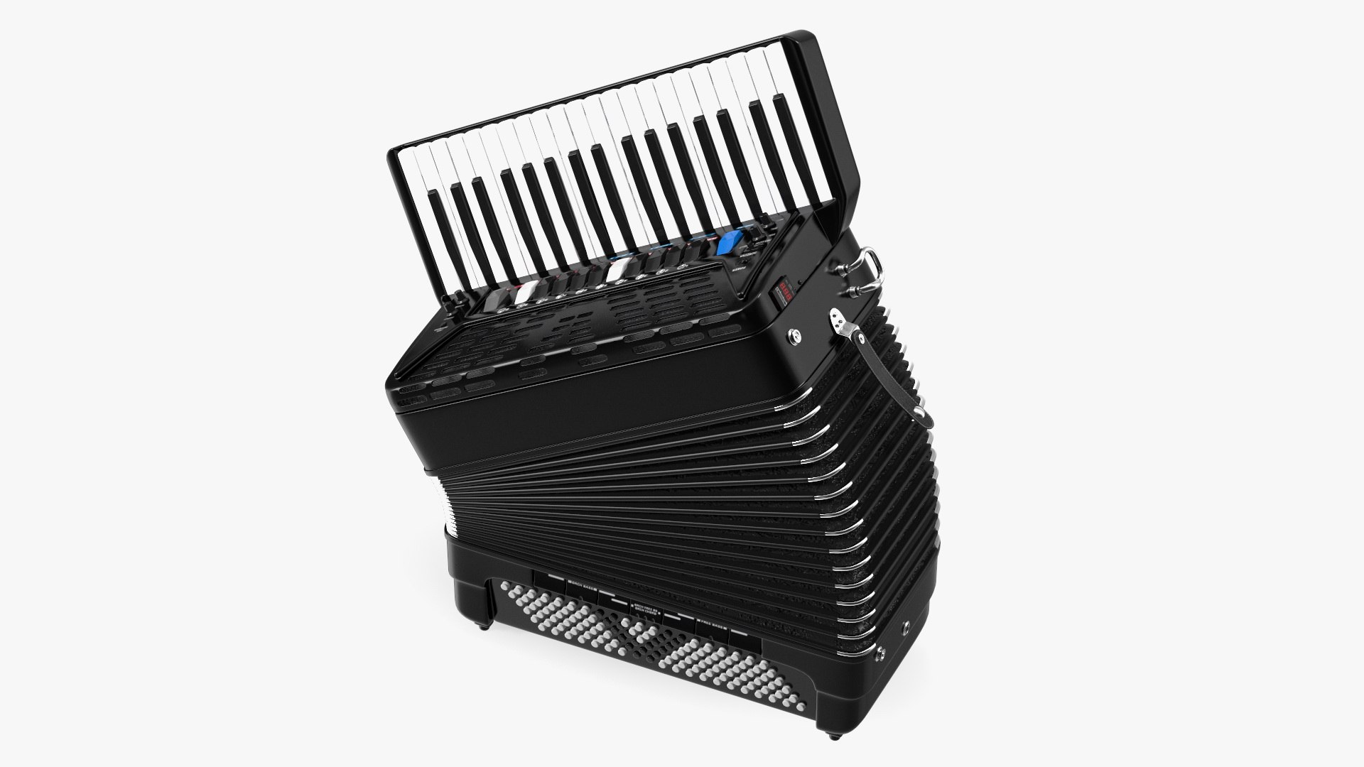 Accordion Electronic Musical Instrument 3D model preview