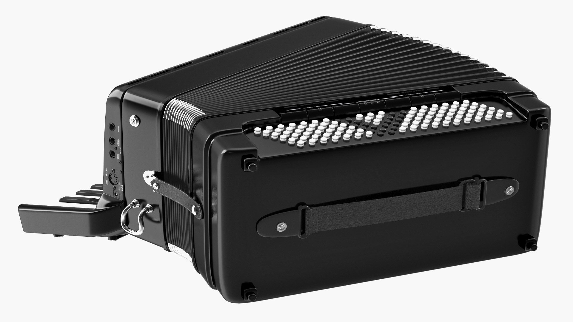 3D Accordion Electronic Musical Instrument TurboSquid 2062979