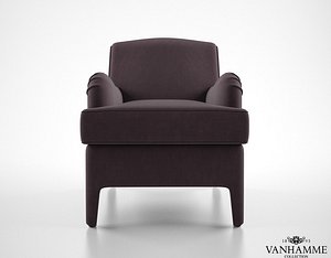 vanhamme channel armchair 3d max