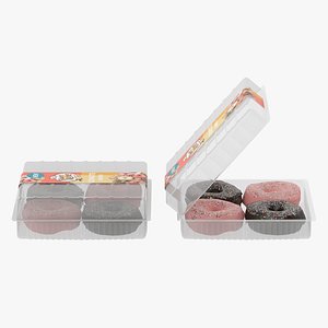 3D Donuts Low Poly PBR Realistic