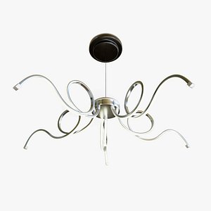 3D model Modern Chandelier Hanging Light