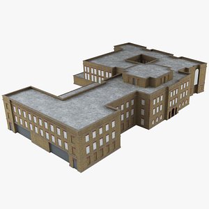3D model Islington Police Station
