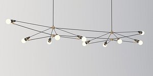 double church chandelier 3D model