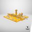 3D Generic Subsea Hub PLET model