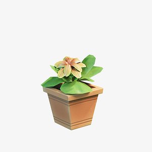 Stylized House Plant 31 3D model