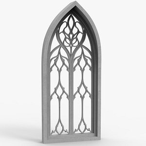 3D model Fantasy gothic window