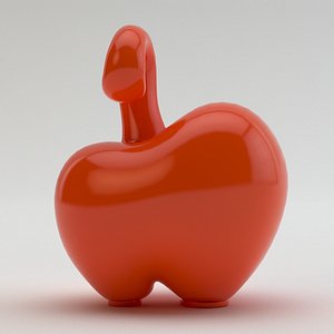 3d model apple statue