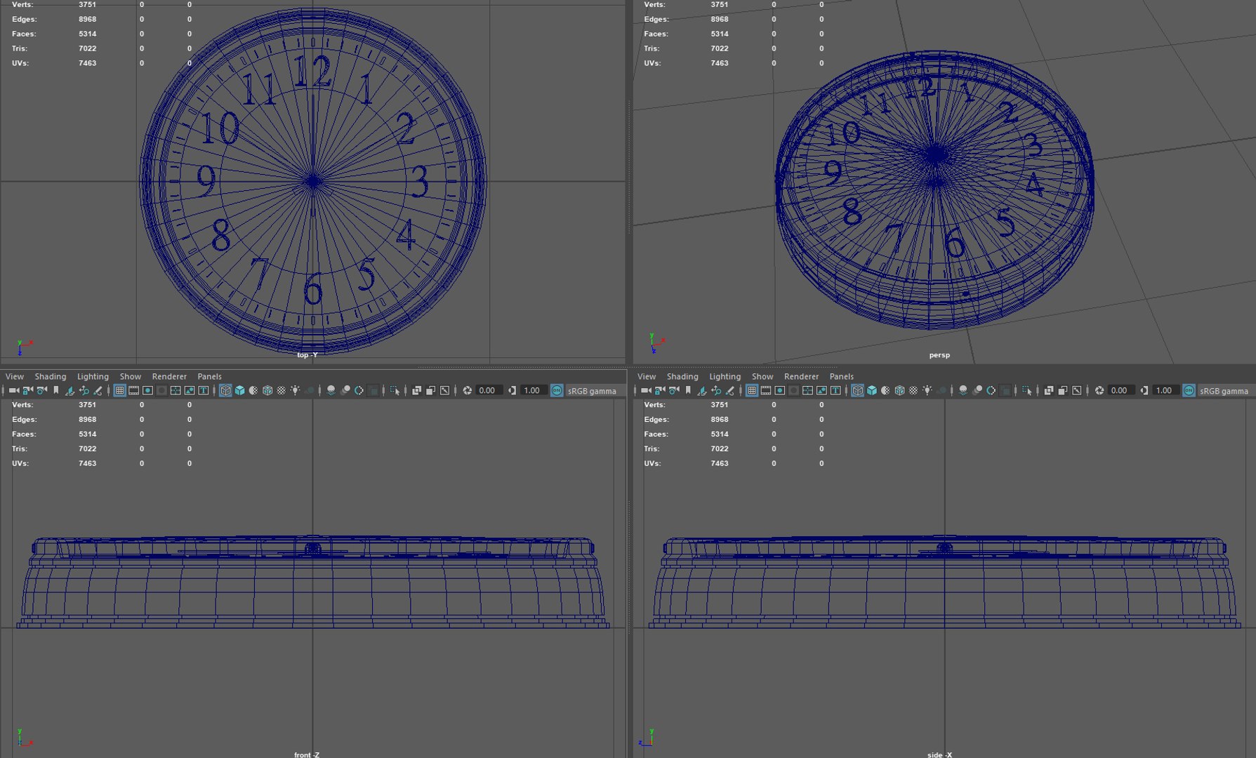 Wall Clock 3D Model - TurboSquid 2098428