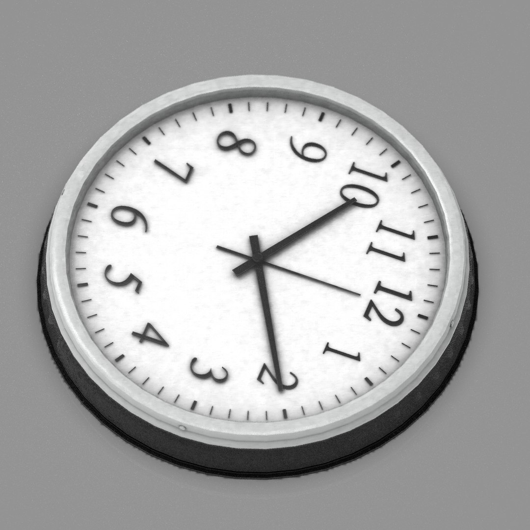 Wall Clock 3D Model - TurboSquid 2098428