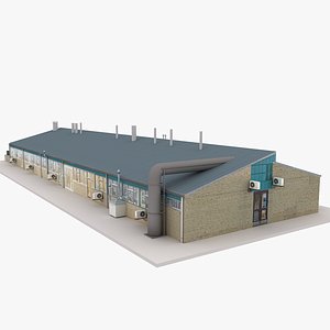3D european building 04 model