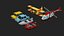 VehicleSetEnsemble de véhicules Lowpoly
