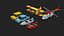 VehicleSetEnsemble de véhicules Lowpoly