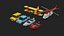 VehicleSetEnsemble de véhicules Lowpoly