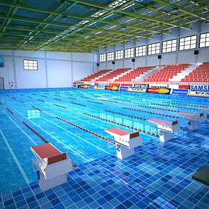 3D swimming olympic sport