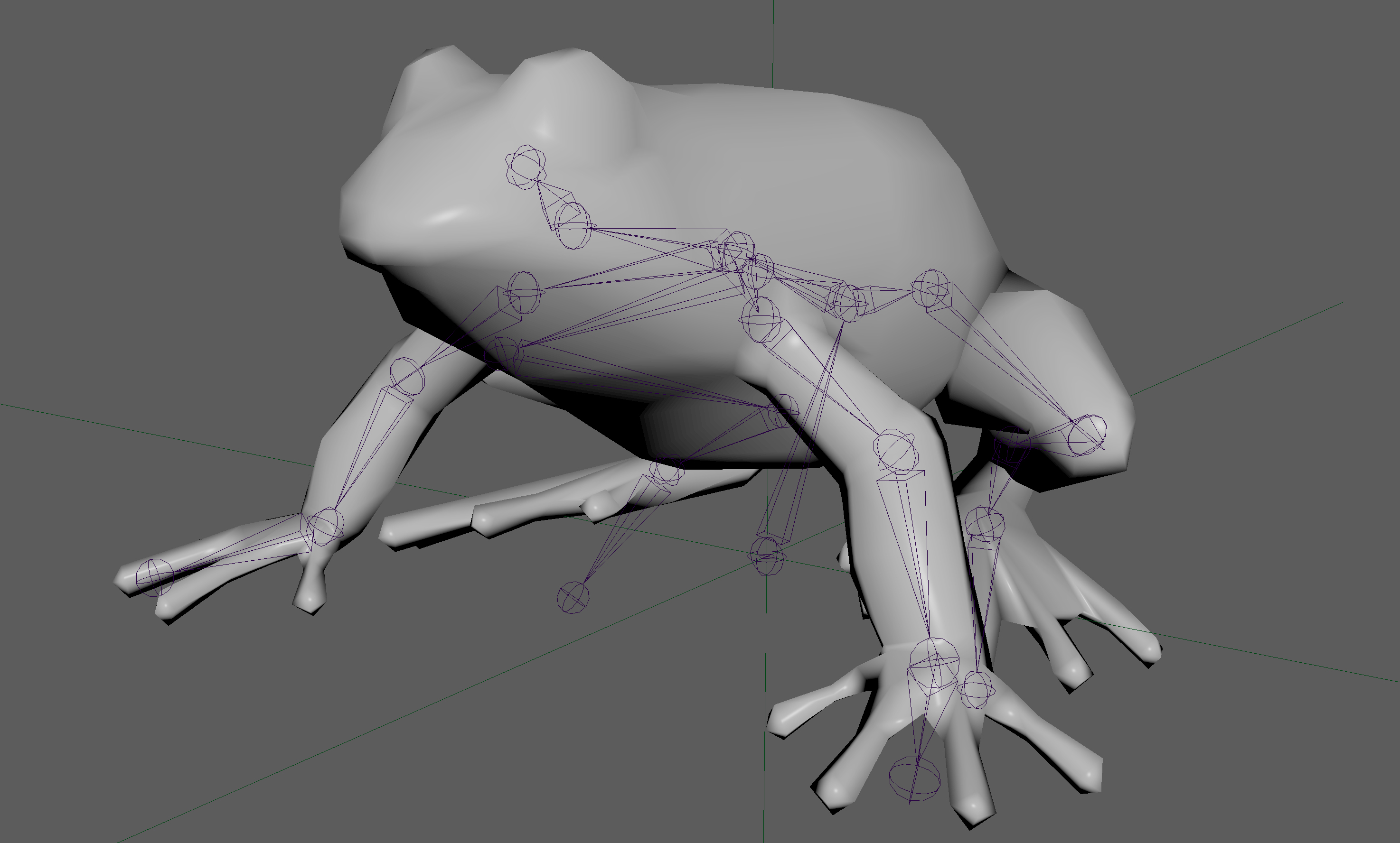 Frog Low poly Rig 3D model - TurboSquid 1885410