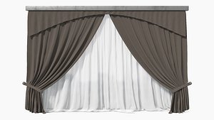 3D curtain model