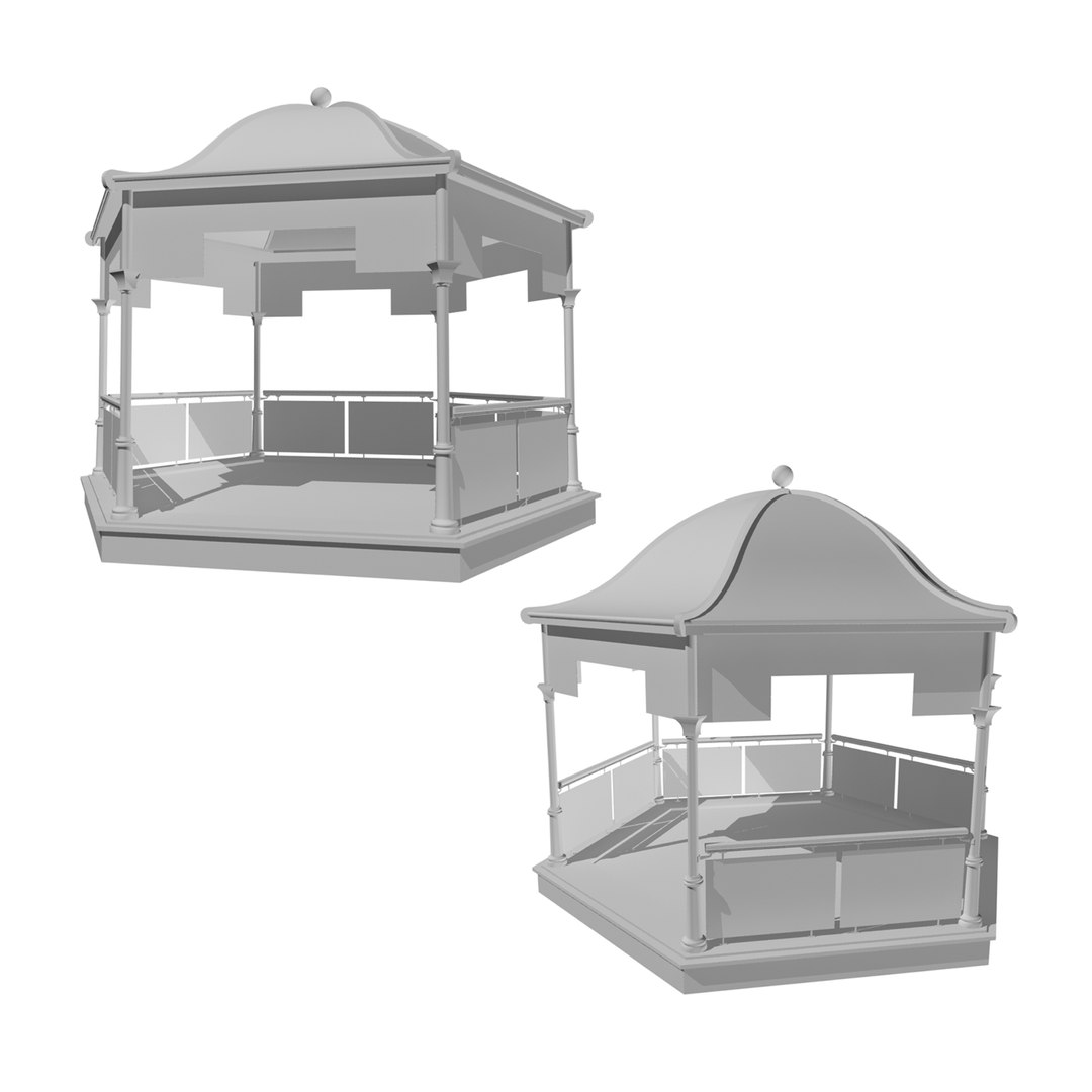 Structure architecture shelter 3D model - TurboSquid 1459683