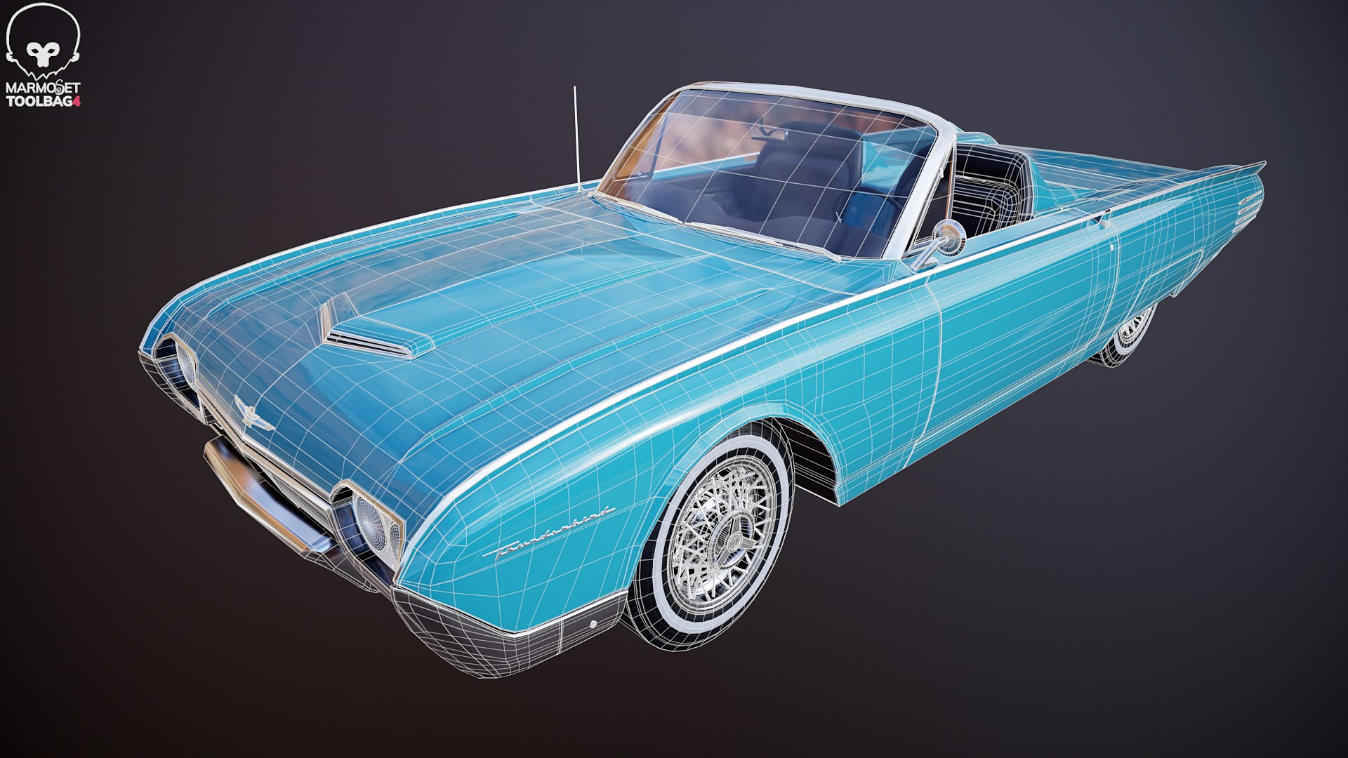 3D Ford Thunderbird 1961 Roadster model https://p.turbosquid.com/ts-thumb/th/86oVEr/uw/tbird61road_wire/png/1736715311/1920x1080/fit_q87/bfc2cff030ead447a90bdc8ed3ee8746a4712c7a/tbird61road_wire.jpg