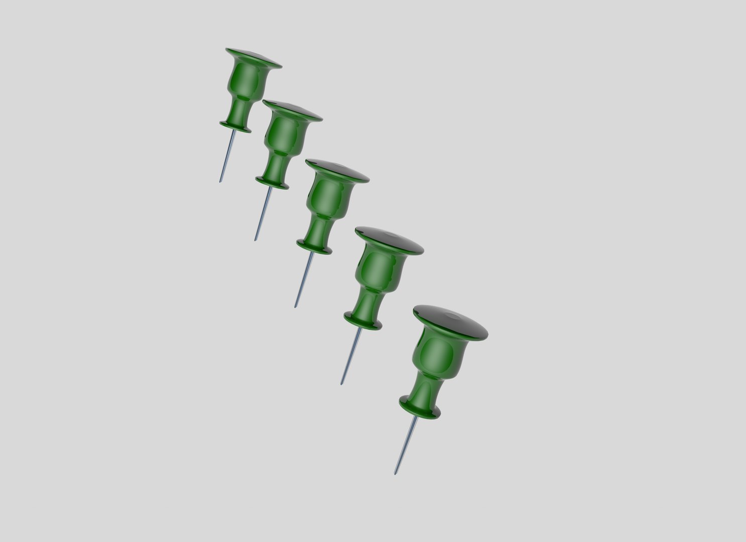 Free Thumb Tacks C4dart 3d Model