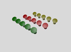 free thumb tacks c4dart 3d model