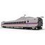 Speed Train Passenger Car Generisches 3D-Modell