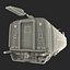 Speed Train Passenger Car Generisches 3D-Modell