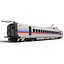 Speed Train Passenger Car Generisches 3D-Modell
