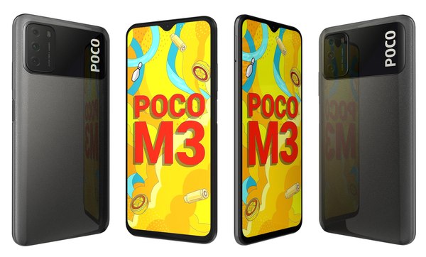 3D model Xiaomi Poco M3 Black