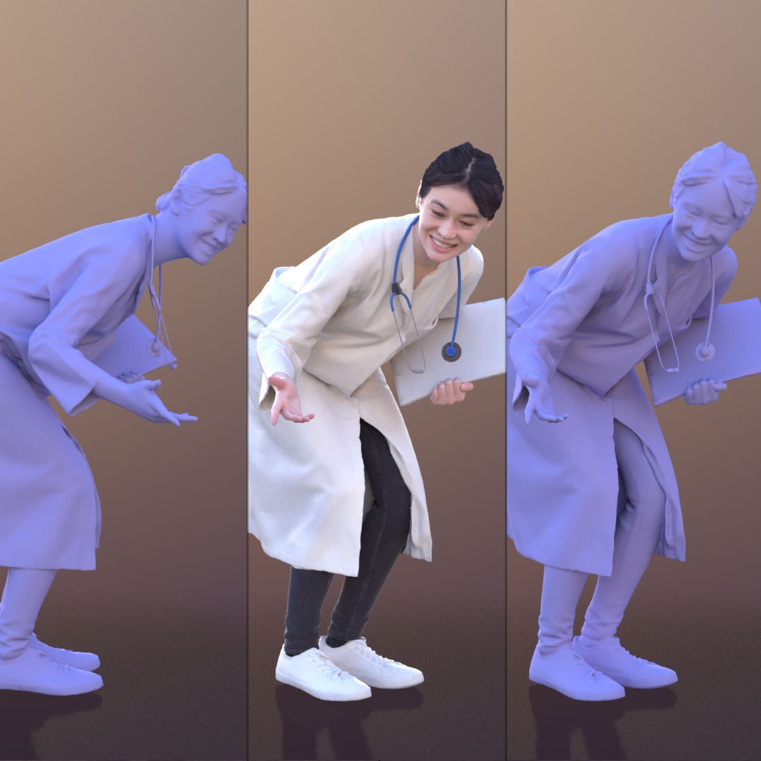 Young Doc Doctor 3D Model - TurboSquid 1709983