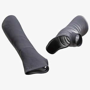 Man and Woman in Military Gloves 73 3D