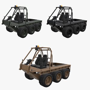 ATMP Supacat High Mobility Vehicle - 3 in 1 3D model