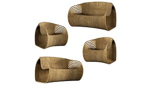 Paremetric chairs 3D model