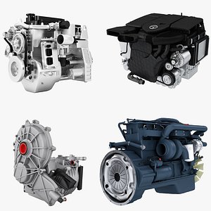 Car Engine Bundle (4 Models)