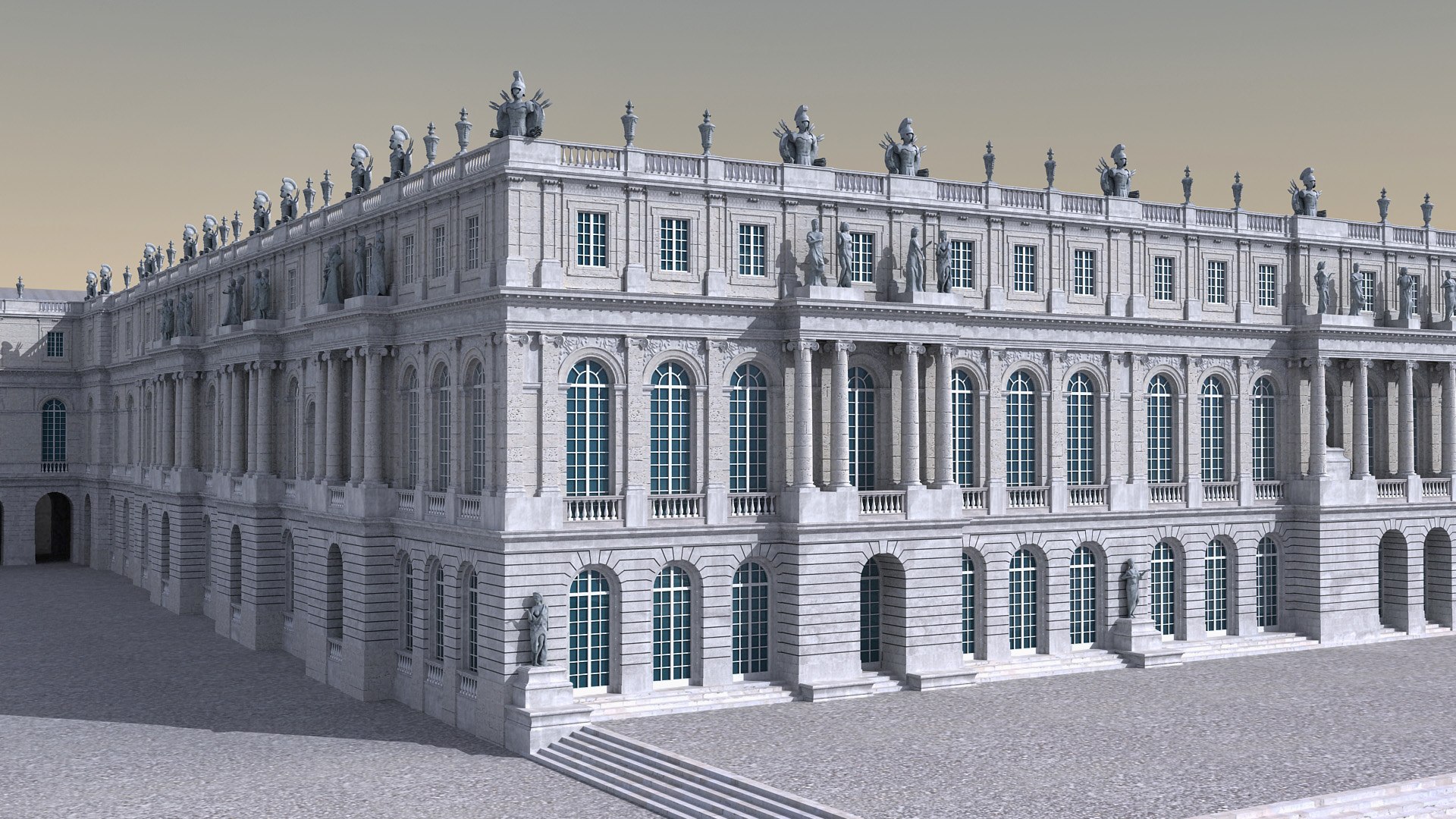 3D Printable Fides in The Palace of Versailles, France by Scan The