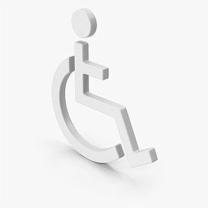 Disabled Symbol 3D model