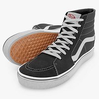 Vans Sk8-Hi black and white