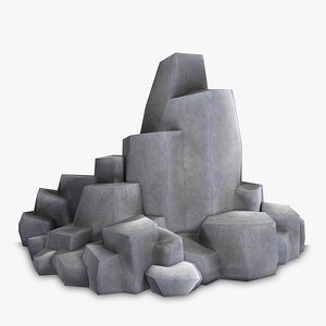 Rock Stylized 3D model