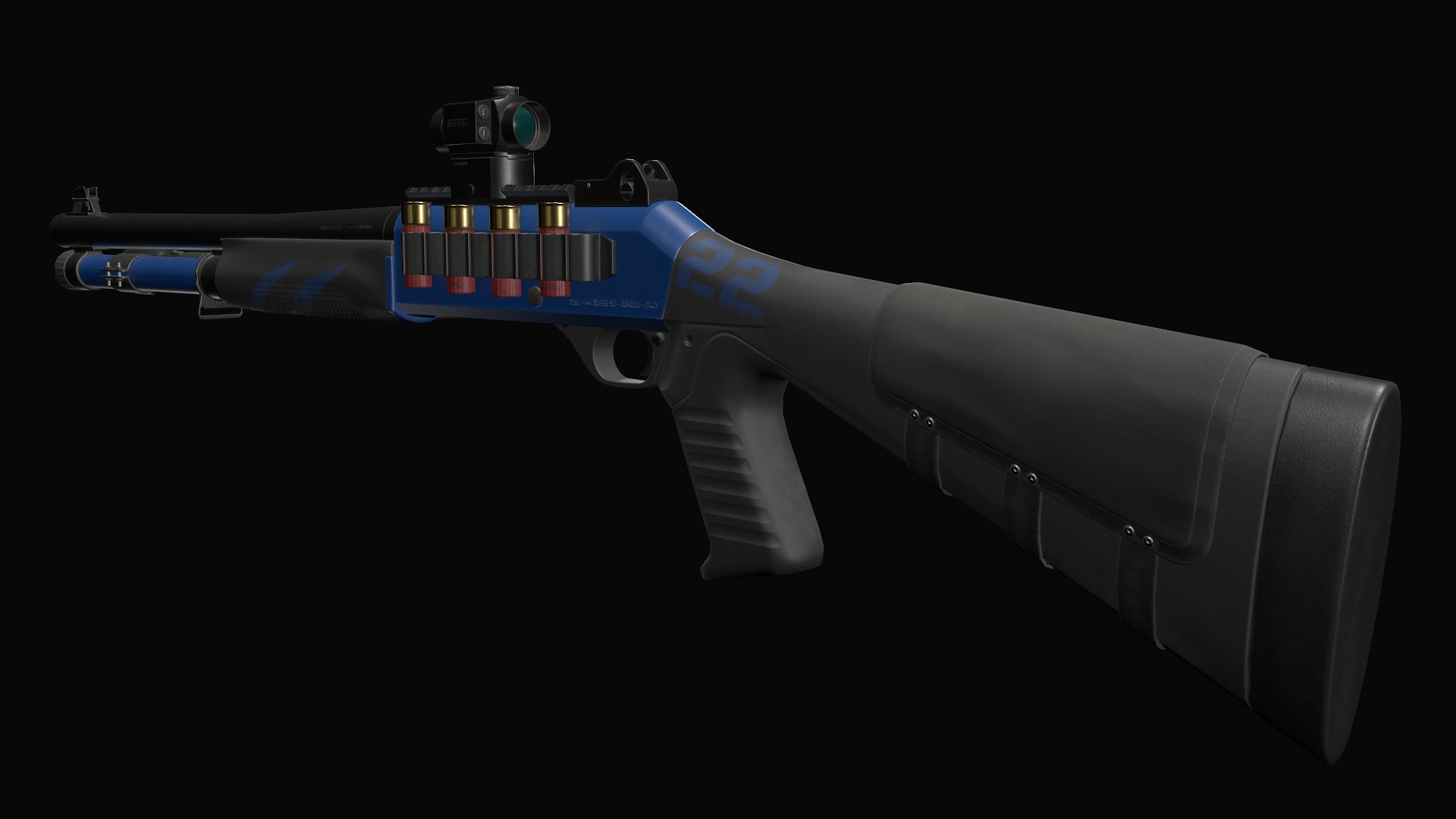 3D Benelli M4 S90 Super - TurboSquid 1742765